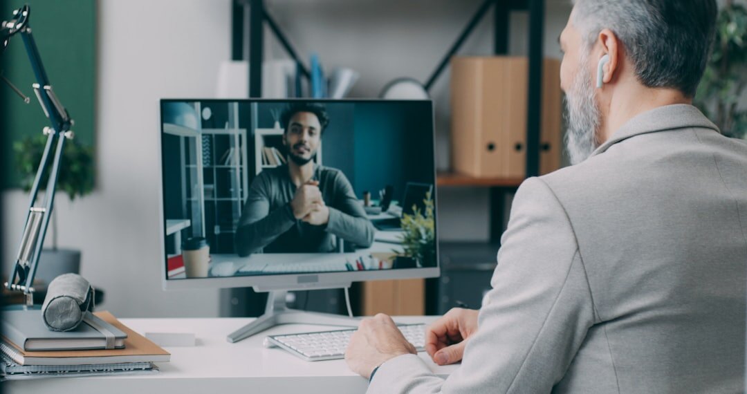 Belgian business professionals in a video discussion